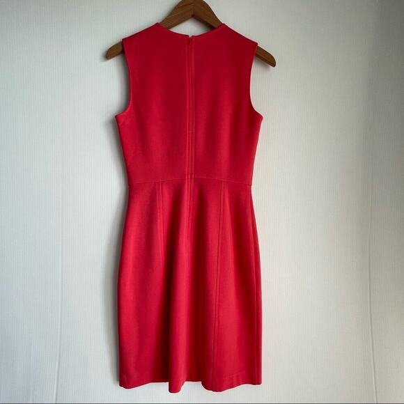 Trina Turk Kenzie dress coral sheath dress sz Small - Picture 11 of 12